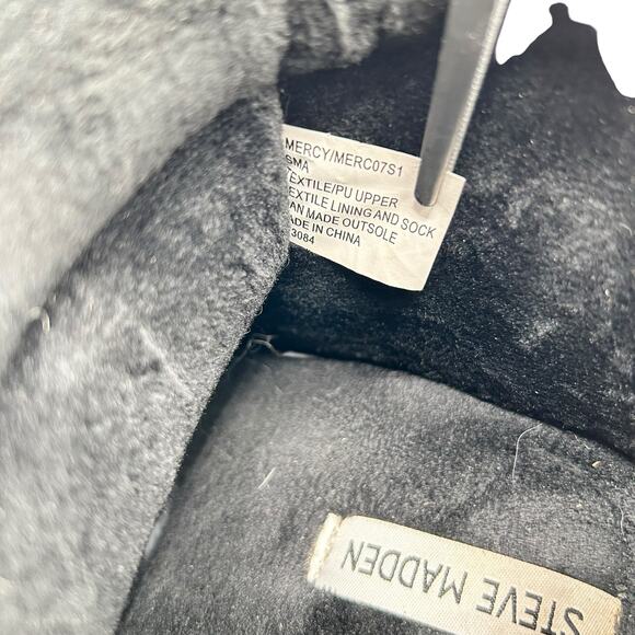 Steve Madden Women's Black Mercy Ankle Boot Size 9.5 (Measured) - Picture 12 of 12